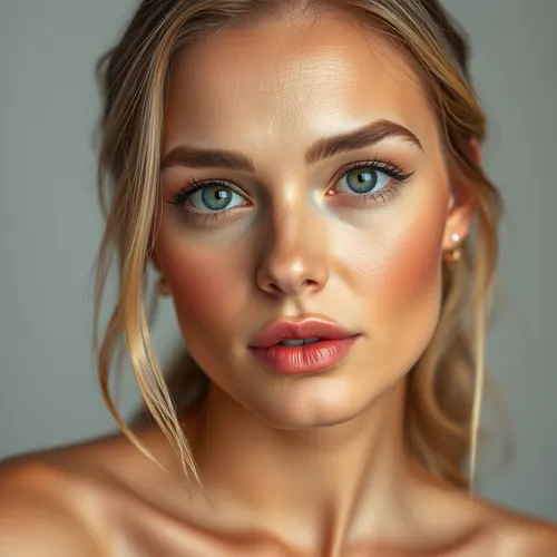 Maquillage nude lumineux