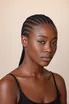 Tresses plaquées (femme) — essayage virtuel coiffure